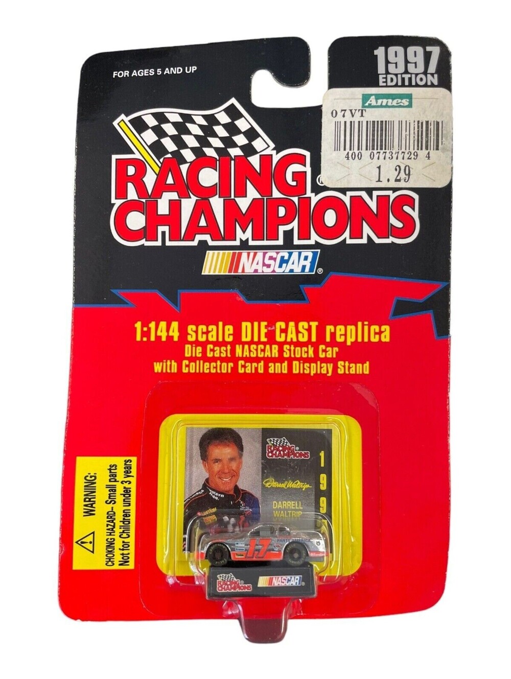1996 Racing Champions 1:144 #17 Darrell Waltrip Parts America Chevrolet Nascar
